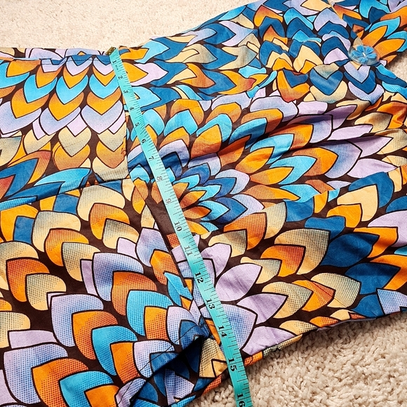 African print material multi color jumpsuit - Picture 4 of 10